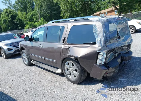 2013 Nissan Armada Platinum z USA, uszkodzony, nr VIN 5N1AA0NE2DN600481